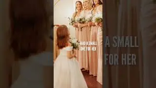 My 6 Year Old Played A HUGE Role In Our Wedding 👀😭🤍 #shorts #wedding #vlog #family