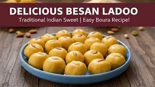 Besan Ladoo | Diwali faral recipe | How to make Boora sugar or tagar  for laddo | Besan Laddu recipe
