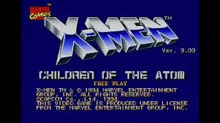 X-Men Children of the Atom - Playstation 4 Gameplay (Arcade 1994)