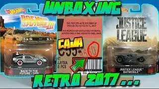 UNBOXING - HOT WHEELS RETRO ENTERTAINMENT CAJA/CASE D 2017