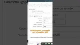 02 Como configurar a conex&atilde;o do SAP