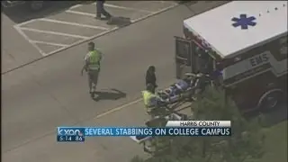 1 arrested in stabbing at Houston-area college