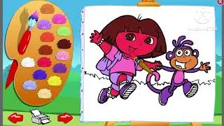 Dora Color kids game