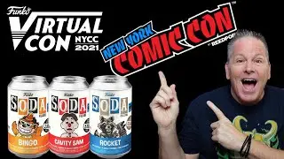 NYCC 2021 Funko Soda Chase Roulette and Review | Bingo, Rocket, Cavity Sam