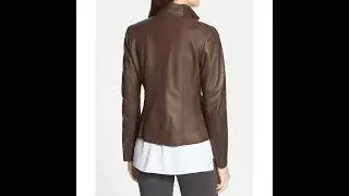 Elegant Brown Leather Jacket for Women | 100% Genuine Leather | ZippiLeather