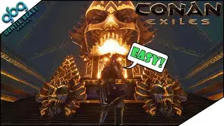 CONAN EXILES | Ep 11 - The Witch Queen is EASY! White Tiger + New Thralls [PC Gameplay Commentary]