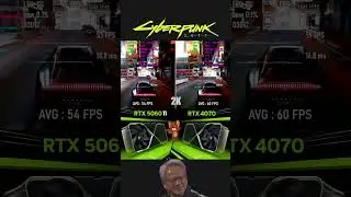 RTX 5060 TI VS RTX 4070 CYBERPUNK 2077 2K | #rtx5060ti #rtx4070