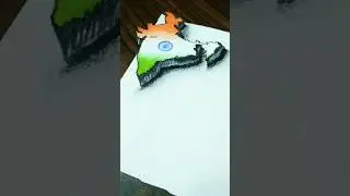💥🤯 India Map 3d Drawing #shorts #map #3d #drawing #art #independenceday