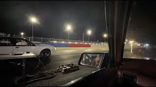1/8 mile no prep at QLD raceway in 2 Barra vks (EXPLODED THE DIFF)