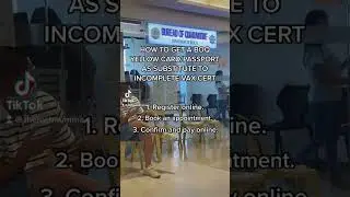 How to get a Ph BOQ yellow card as substitute to vax cert?