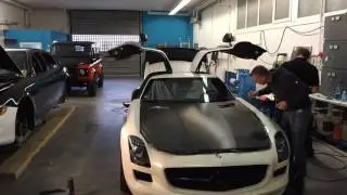 Car Wrap 3M Carbon Motorhaube - SLS AMG Final Edition