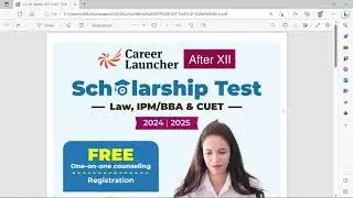 Career Launcher All India Scholarship Test 2023 | Clat, BBA IPM, CUET Entrance Exams