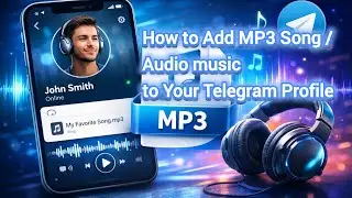 Telegram က ကိုယ့်ရဲ့Profile မှာ Audio music//MP3 သီချင်းတင်နည်း 🎧
