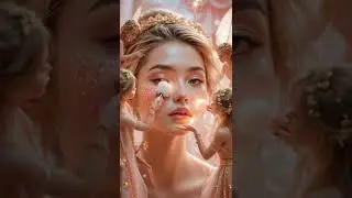 Fairy Glow-Up ✨ #makeupmagic #fantasybeauty #fairytouch #fairymakeup #magicalmakeover