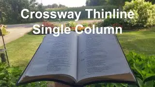 Crossway Single Column Thinline Bible (Review)