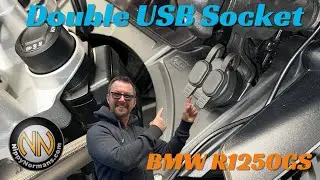 Установка двух USB-разъемов | BMW R1250GS | Работа за 5 минут!