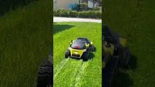 Mini Tank Mowing Test &mdash; Yarbo Lawn Mower Demo