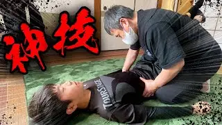 背骨がねじれて腰痛に悩む少年【側湾症】