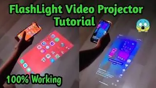 How to Mobile FlashLight Video Projector in Any Mobile💯😱| FlashLight HD Video Projector Tutorial
