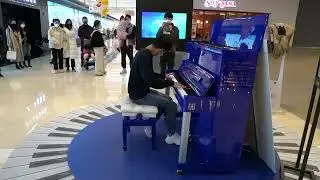 街頭でキャノン変奏曲「レジェンド演奏」