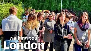 London Walk in the Park, Nice Hot 🥵 and Sunny -London Walking tour 2022| 4K, Uk