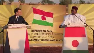Point de presse du Président S.E.M. Issoufou Mahamadou et du Président S.E.M. Emmanuel Macron