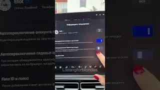 Переключение кресел с 8.2. Нужен FaceId