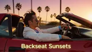 Backseat Sunsets - Synthwave Relaxing Music - Warm Electronic Music for Work