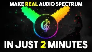 How to Make Audio Spectrum Music Visualizer on Windows Just one Click Without Emulator for Free