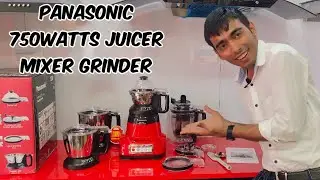 Panasonic monster mixer grinder review | panasonic MX-AE 475 red 750watts juicer mixer grinder Hindi