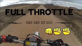 Gas Gas ec 250 Full Throttle || top speed Go pro Full HD