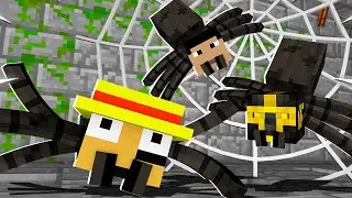 🕷️ PANCRI Y SUS AMIGOS SE CONVIERTEN EN ARAÑA EN MINECRAFT 😂