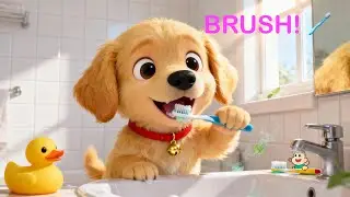 Brush Your Teeth with Bolita! 🪥 🐶Healthy Habits Song for Toddlers