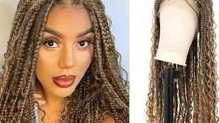 Ade is live! How to install Bohe Knotless Braids Wig