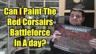 Can I Paint The NEW RED CORSAIRS Battleforce In A Day? - Warhammer 40k