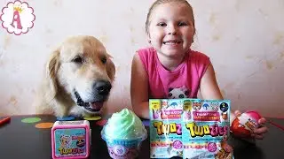 Тузис Ароматные капкейки Медвежата Сюрпризы детям Киндер Джой Twozies Cupcake Bears Игрушки Пупсики
