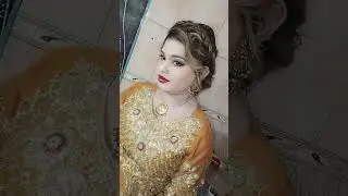 Party Makeup Tutorial with hair style #glittereyemakeup #makeupartist #bridal #eyemakeup