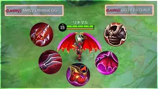 TOP GLOBAL HAYABUSA + RED BUILD = LIFESTEAL DAMAGE HACK! | MLBB