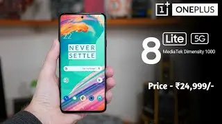 OnePlus 8 Lite - 5G, Dimensity 1000Soc, 120hz MEMCDisplay, 65Wt charging | Unboxing | Price in India