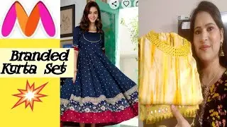 Myntra Kurta Haul 🌺Fashor,Rustorange Kurta Haul 🌺Embroided Kurta Haul