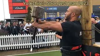 Greg Stuart u105kg Yorkshire's Strongest man 2023 at City of Doncaster,  Lakeside 💪