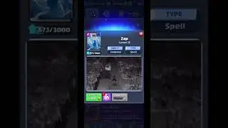 Clash Royale Zap (IRL) ⚡️ #clashroyale #clashroyalememes #clashroyaledeck #shorts #zap