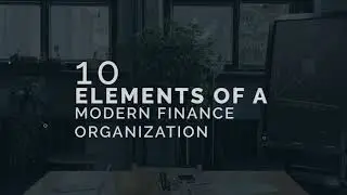 10 elements of Modern Finance