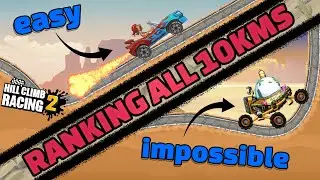 🤯RANKING ALL DESERT 10KMS 🤩FROM EASIEST TO HARDEST - Hill Climb Racing 2 Adventure