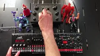 Erica Synths LXR-02 DB-01 and Zen Delay Dark Trinity Jam
