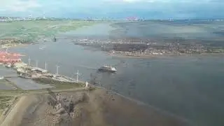 Flying Over Sefton Coast