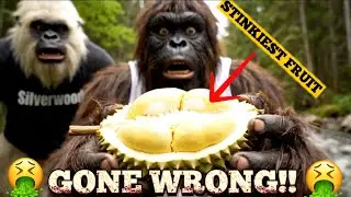 (GONE WRONG!!!) BIGFOOT & YETI TRY DURIAN FRUIT!! THE WORLDS STINKIEST FRUIT IN THE WORLD!!!!