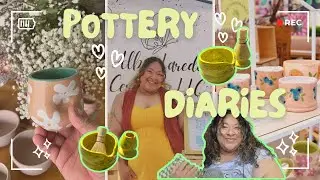 Lets Make A Pottery Matcha Whisk Holder 🍵💚+ Watch Me FAIL 🙈 | SMALL BUSINESS OWNER ✨| Pottery Time 🏺