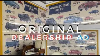 THIS IS SPECTACULAR! Original 1952 Chevrolet Dealership Showroom Ad | Vintage Auto Memorabilia!