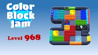 Color Block Jam Level 968 Solution (No Boosters)